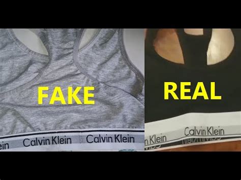 how to spot fake calvin klein boxers|Calvin Klein bralettes fake.